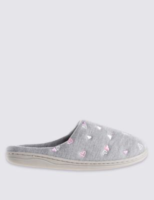 Heart Mule Slippers with Secret Support&trade;